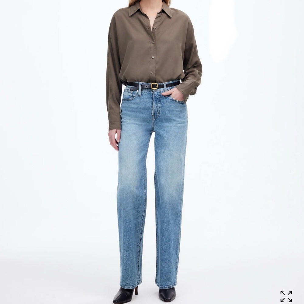 Madewell , perfect vintage wide-leg jean